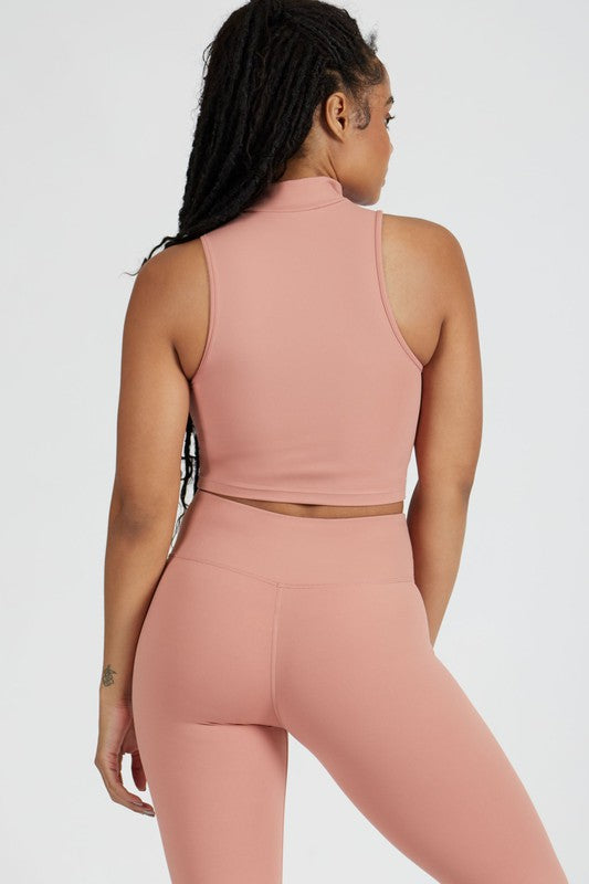 High Neck Cut Off Tank | Available in 5 Colors